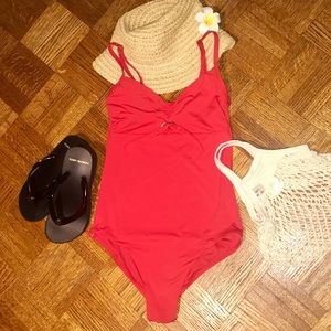 Red bathing suit NWOT